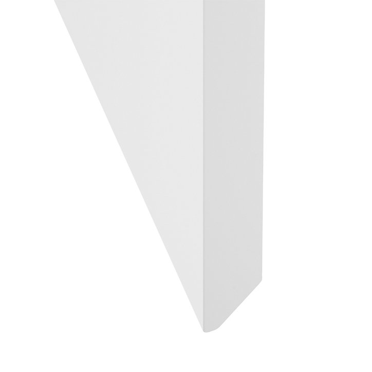 Porte de colonne de cuisine Garcinia blanc brillant L. 60 cm x H. 150 cm GoodHome