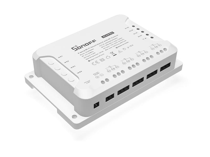 SONOFF WLAN-Schaltaktor 4CHPROR3 4-fach, WiFi-RF WiFi Smart Switch mit HF-Steuerung