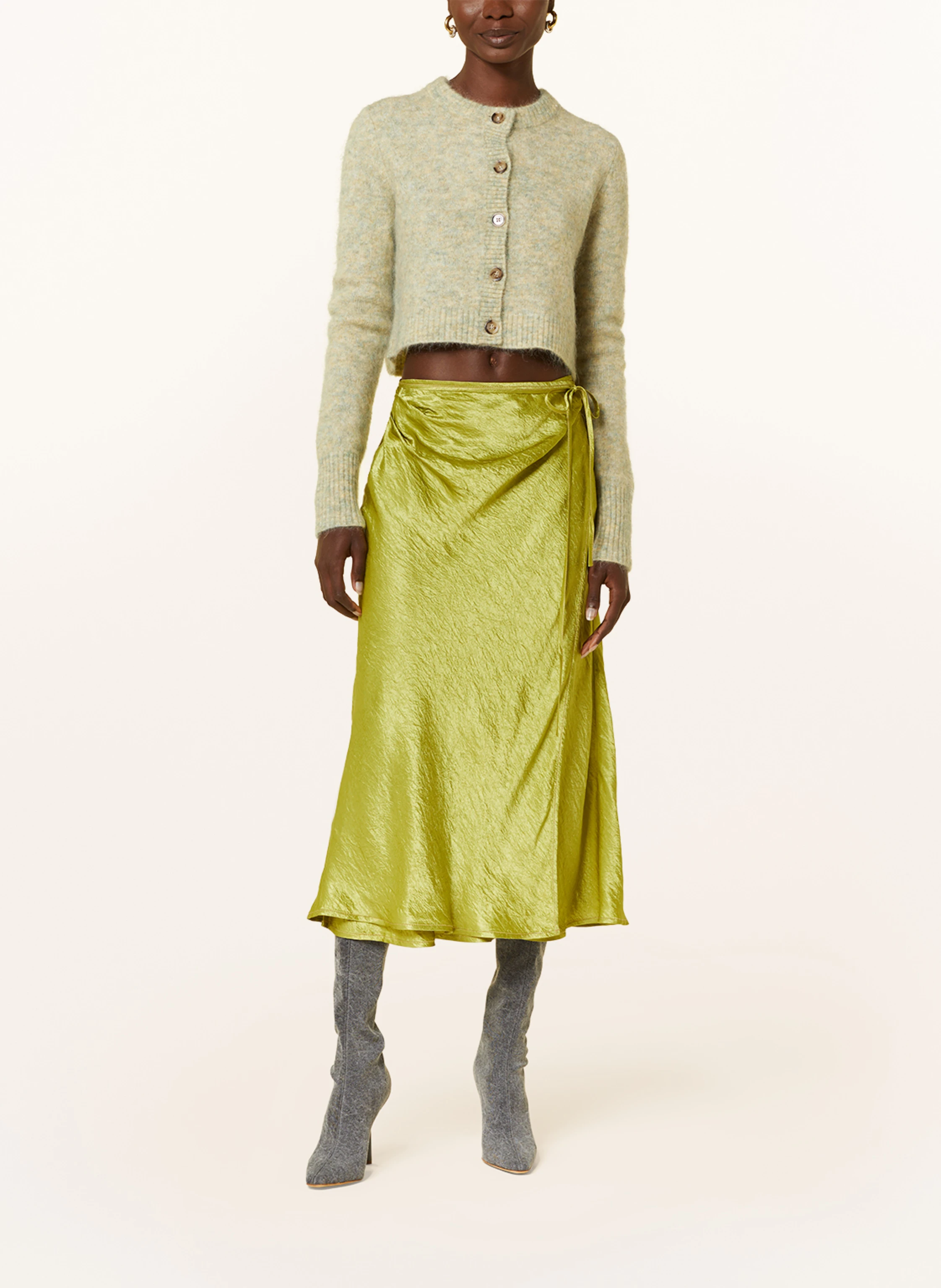 Acne Studios Cropped-Strickjacke mit Mohair