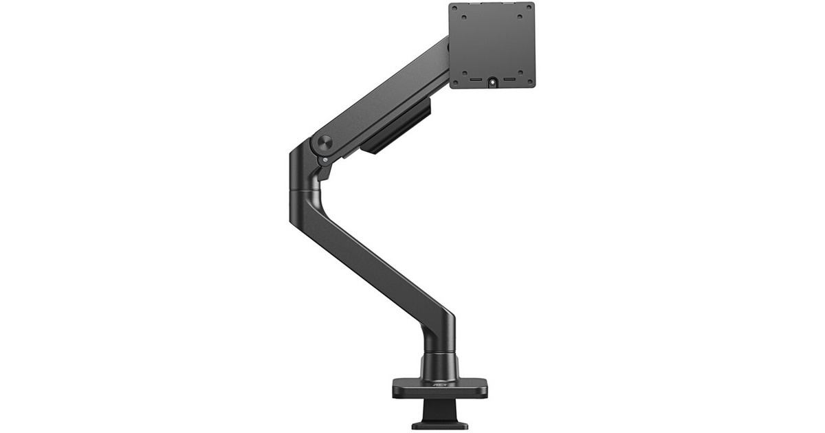 ACT ConnectivityMonitorarm office premium, gasveer, 1 monitor  (Zwart)