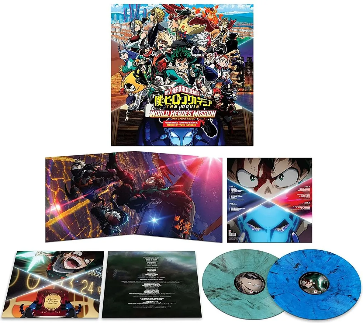 Yuki Hayashi - My Hero Academia: World Heroes' Mission (2 LP) Disques vinyle Bande originale