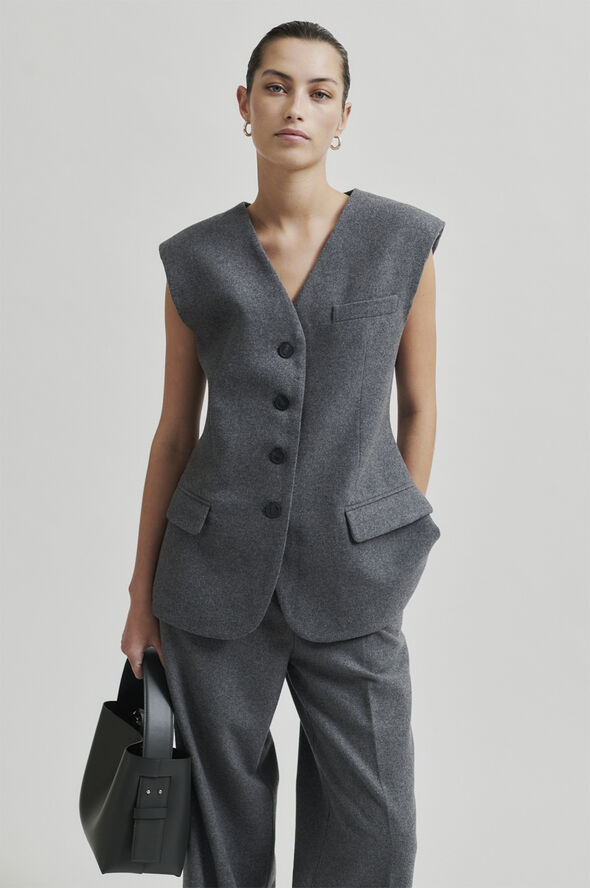 Second Female Daze Trousers Grey melange