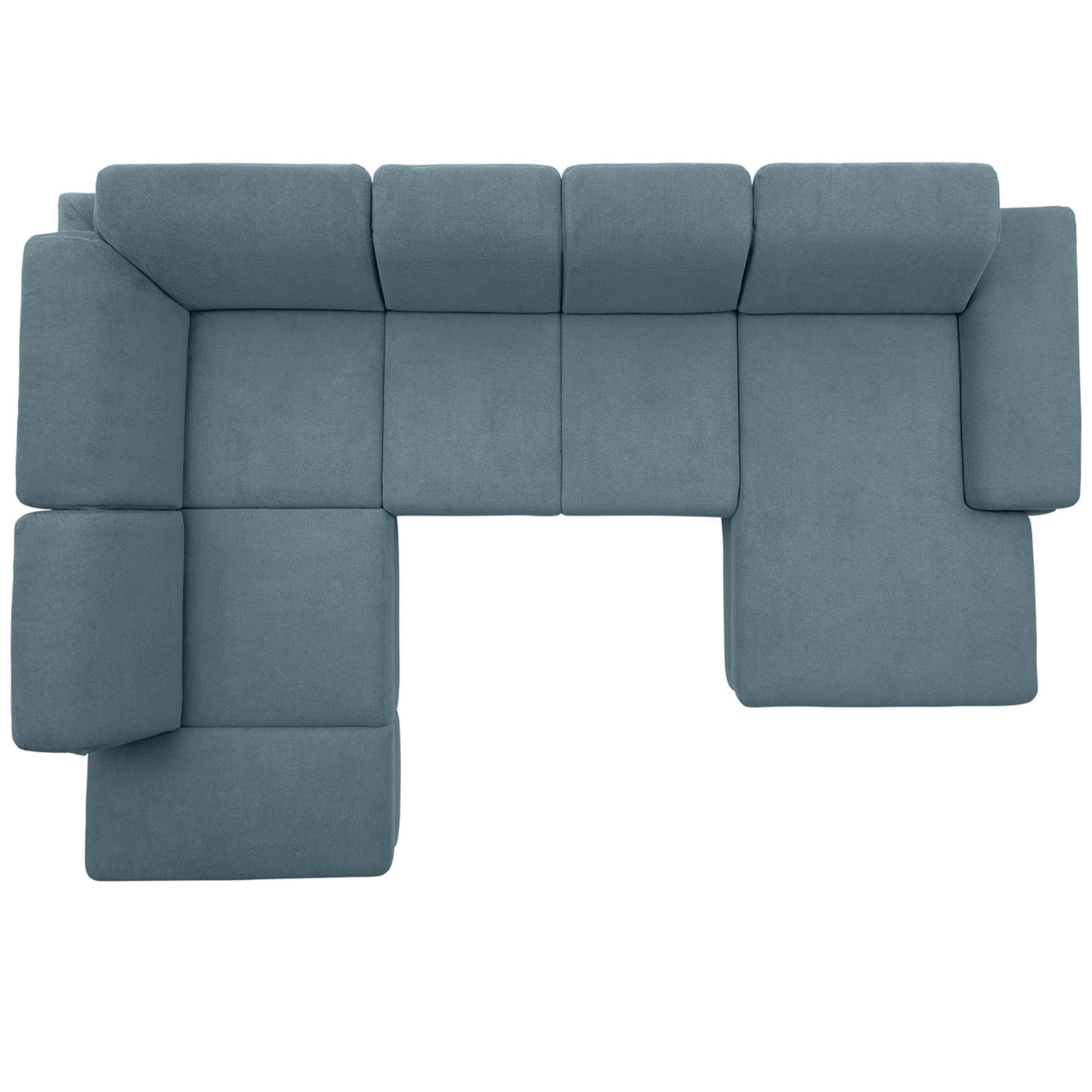 polsterpower Boxspring-Wohnlandschaft - Belle ice - Basismodell - Recamiere rechts