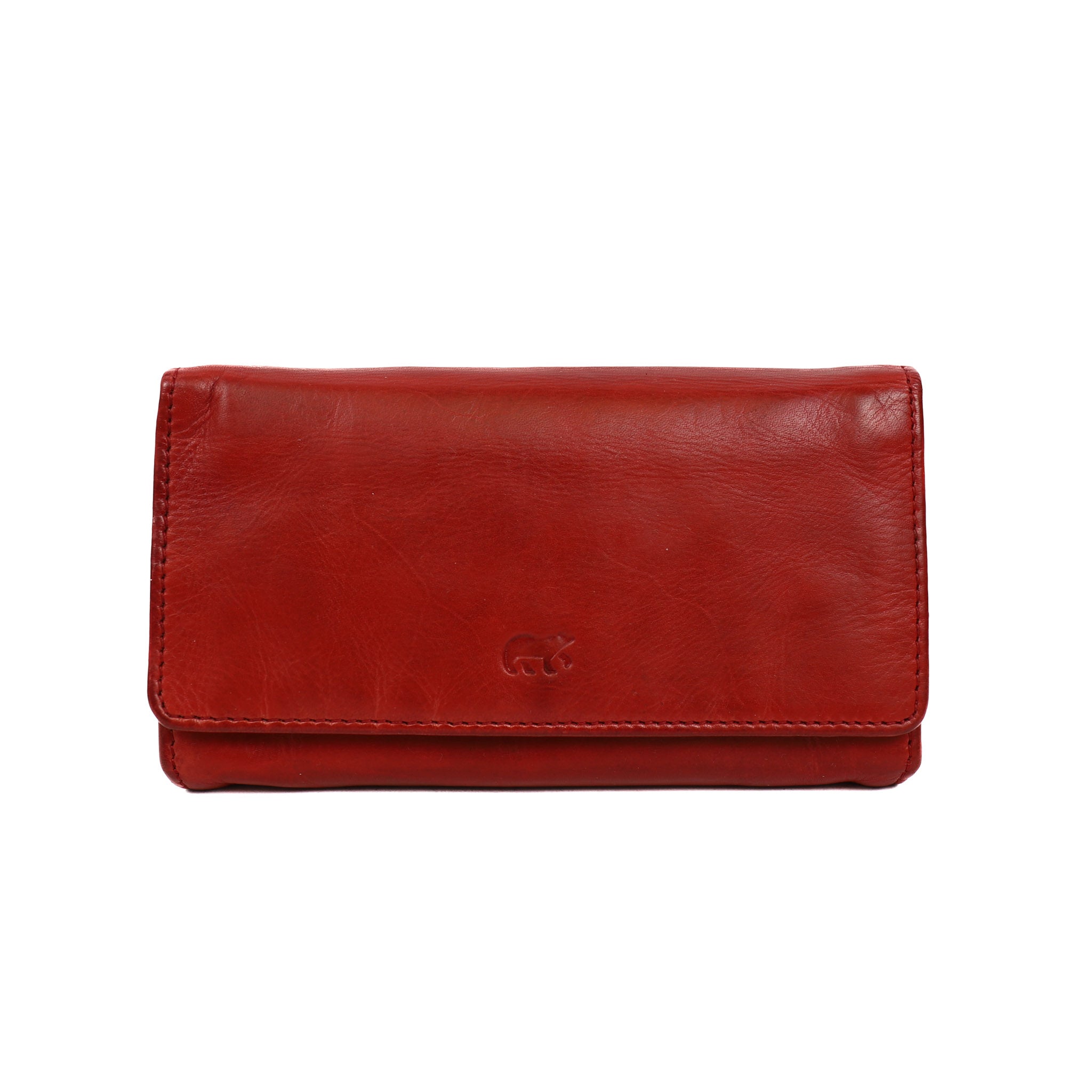 Overslag portemonnee 'Noor' rood Rood