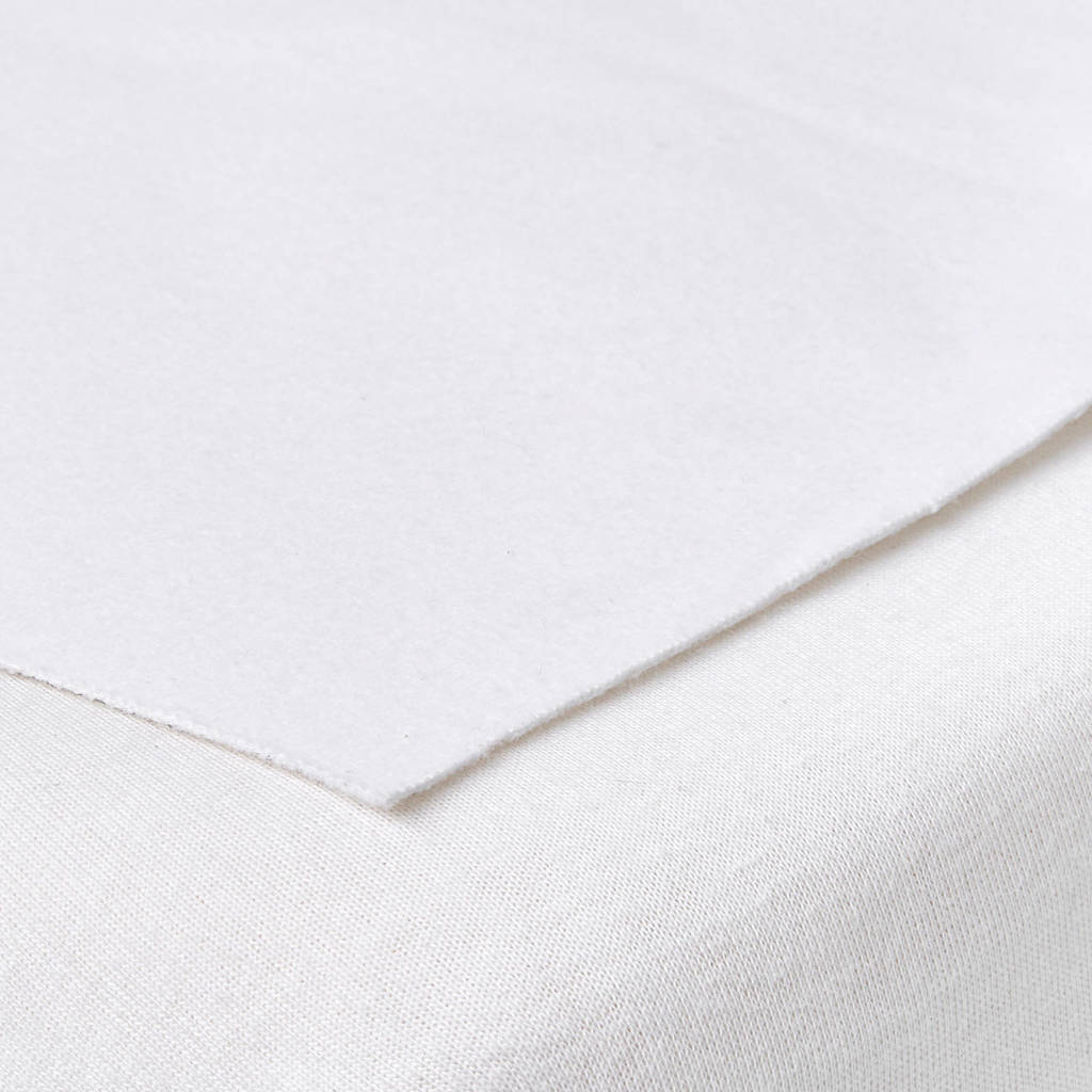 katoenen molton bedzeil 50x90 cm