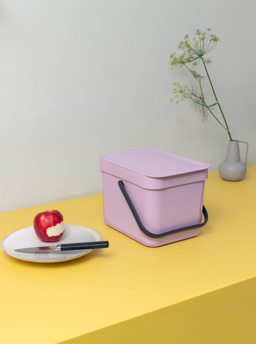 Sort & Go afvalemmer, 6 liter - Lilac Pink