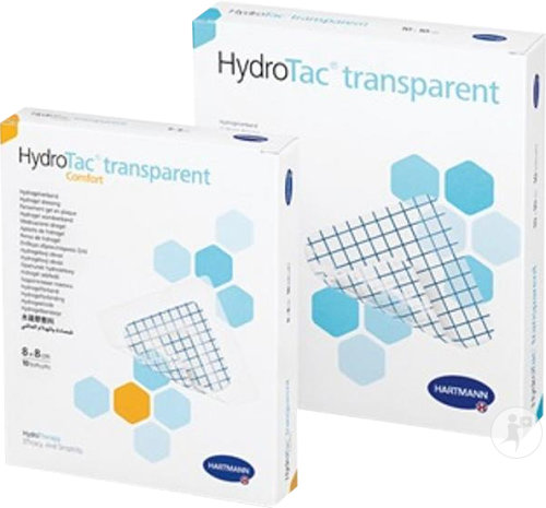 Hartmann Hydrotac Transparent 10x10cm Pièces 10