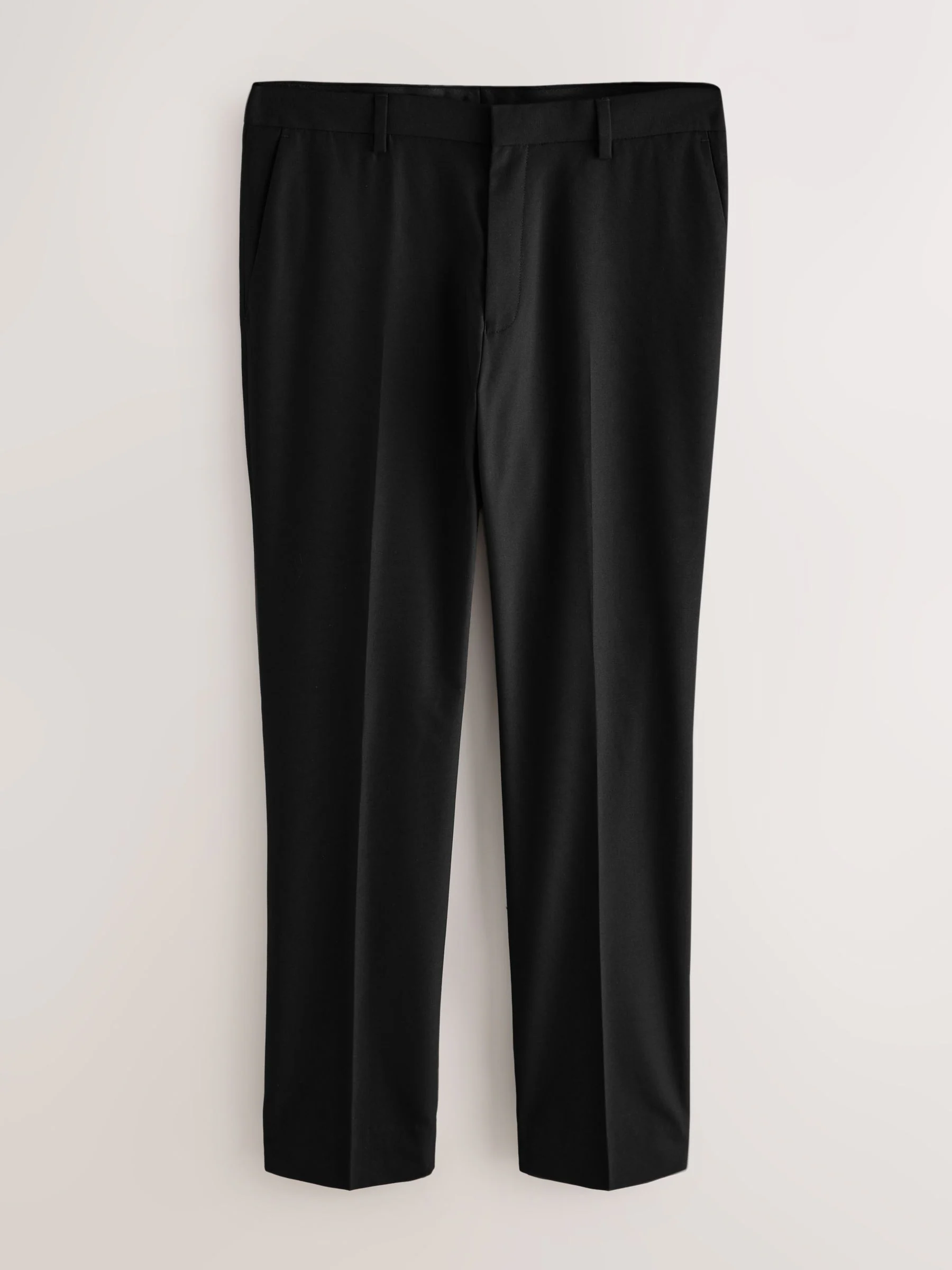 Zwart - Normale Pasvorm - Pantalon in smokingstijl