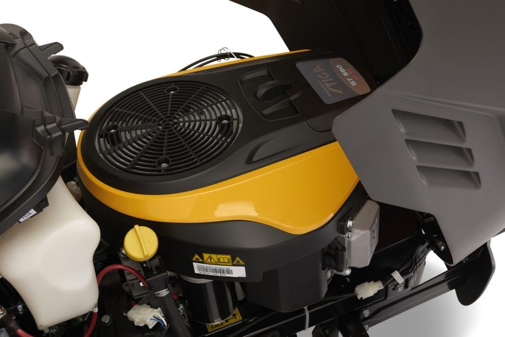 STIGA Estate 598 Twin Gartentraktor - 586ccm ST 550 Twin Motor, 98cm Deck, Hydrostatischer Antrieb, 240L Sammelbehälter, 3 Schnittmodi