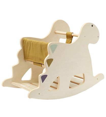 Kids Concept Schaukelpferd - Holz - Dinosaur