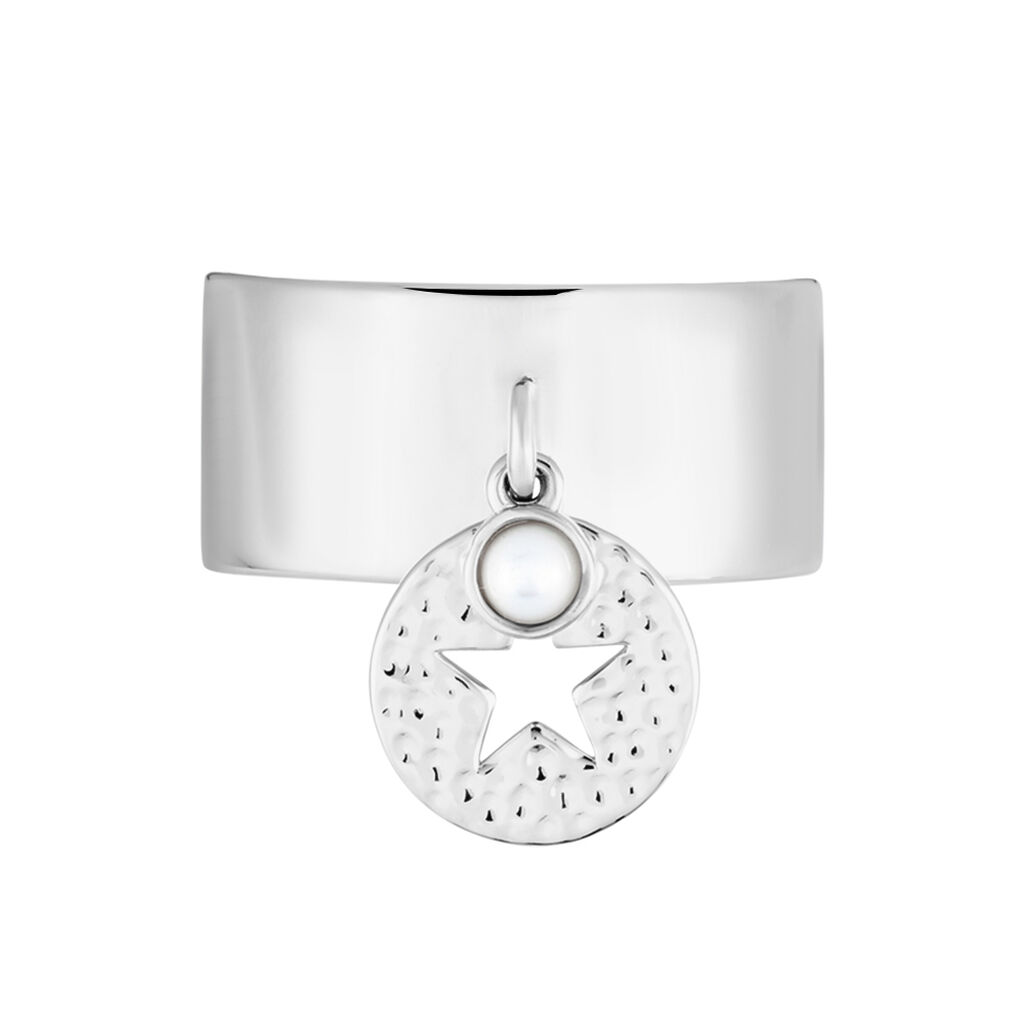 Bague Piassina Argent Blanc Nacre
