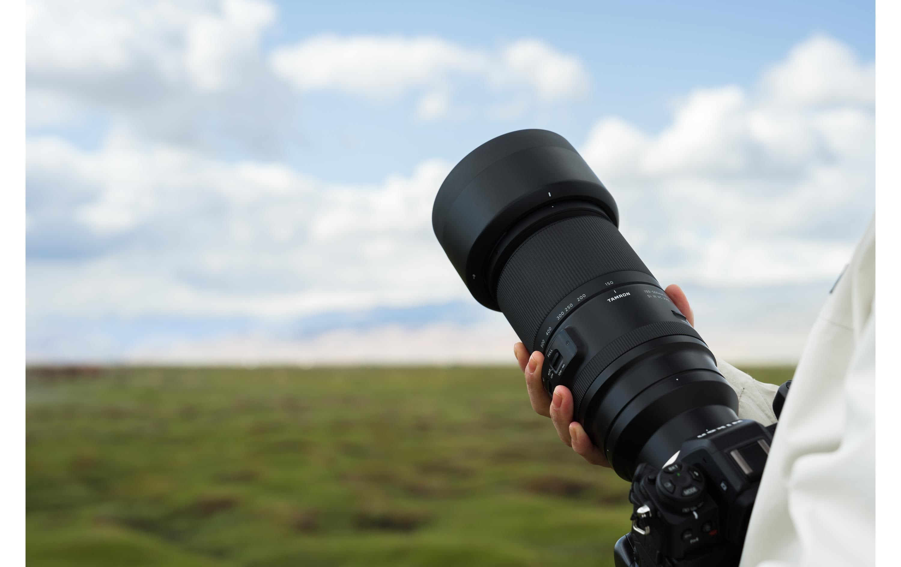 Zoomobjektiv AF 150-500mm f /5-6.7 Di III VC VXD Nikon Z<br>Ultra-Tele-Zoom mit intuitiver, komfortabler Bedienung