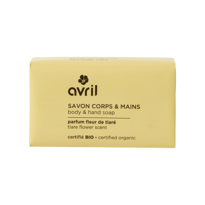 Savon corps et mains Fleur de tiaré
