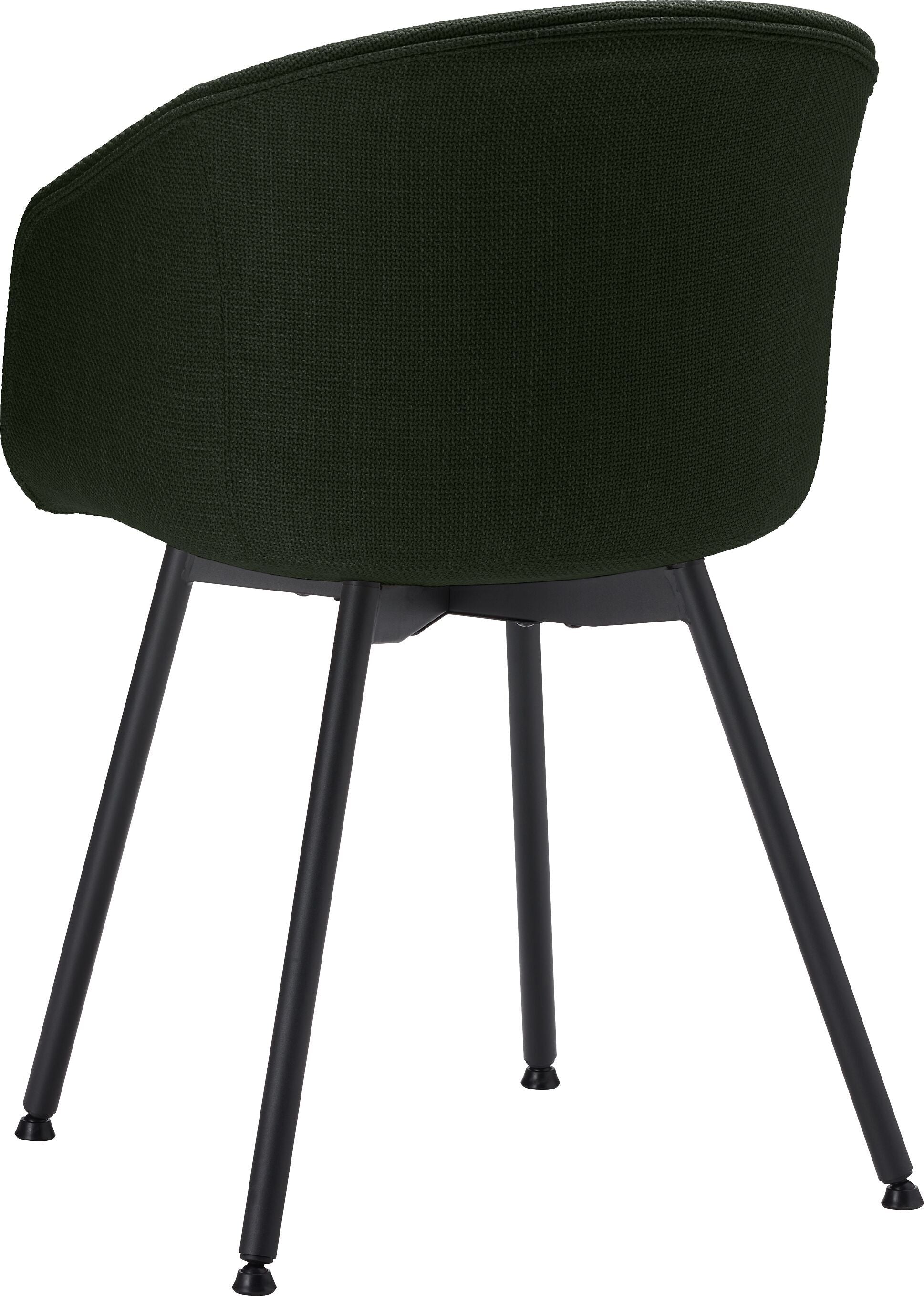 GIANNI Stuhl - Dunkelgruen / B: 53.5 cm x T: 55.0 cm x H: 84.0 cm