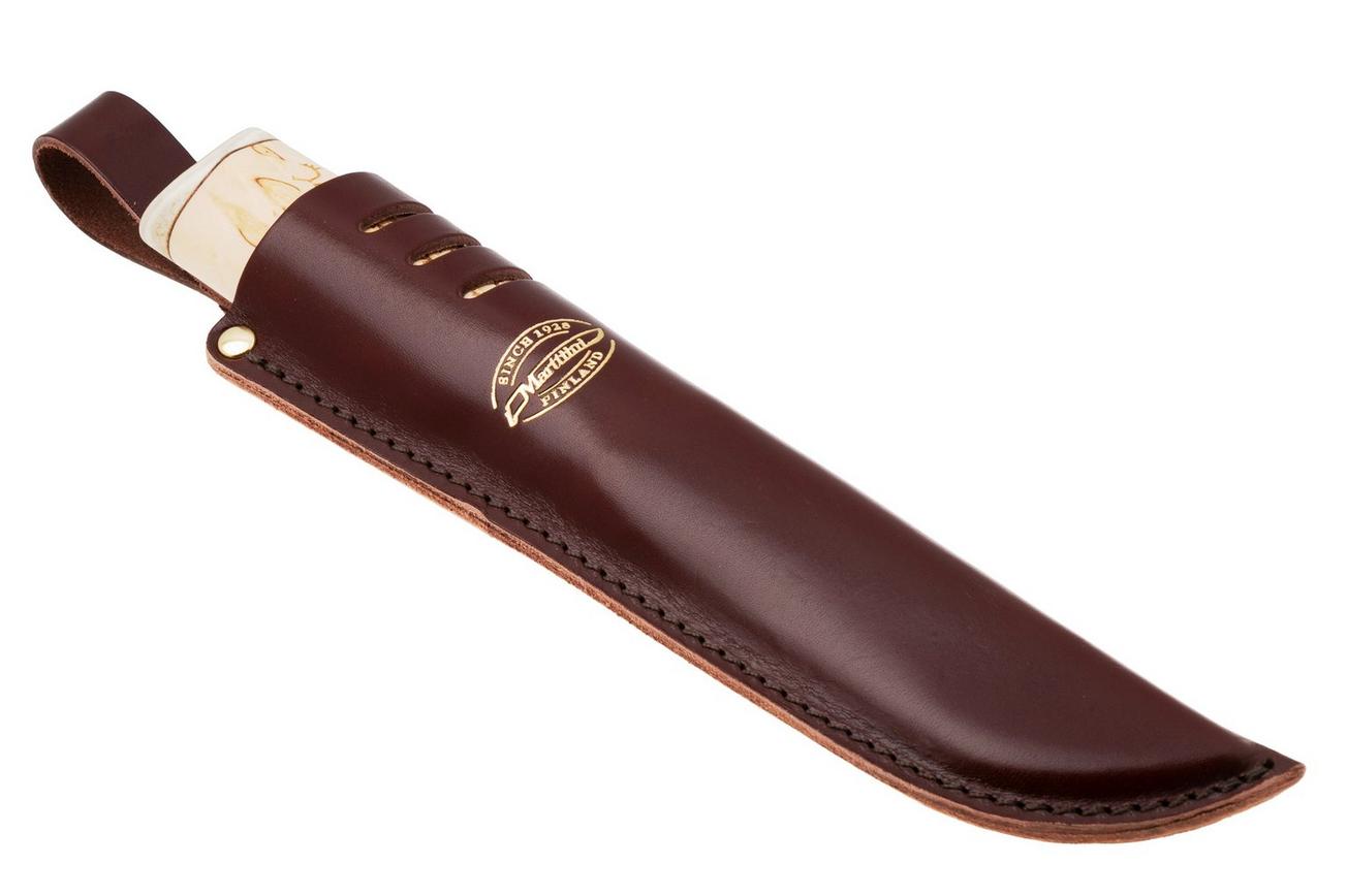 Marttiini Wild Reindeer 13 542015 Polished 1.4034, Birch Antler, vaststaand mes