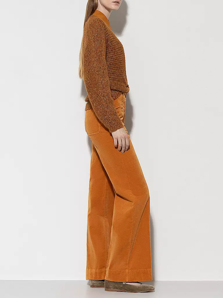 LUISA CERANO Samthose Flared Fit  orange