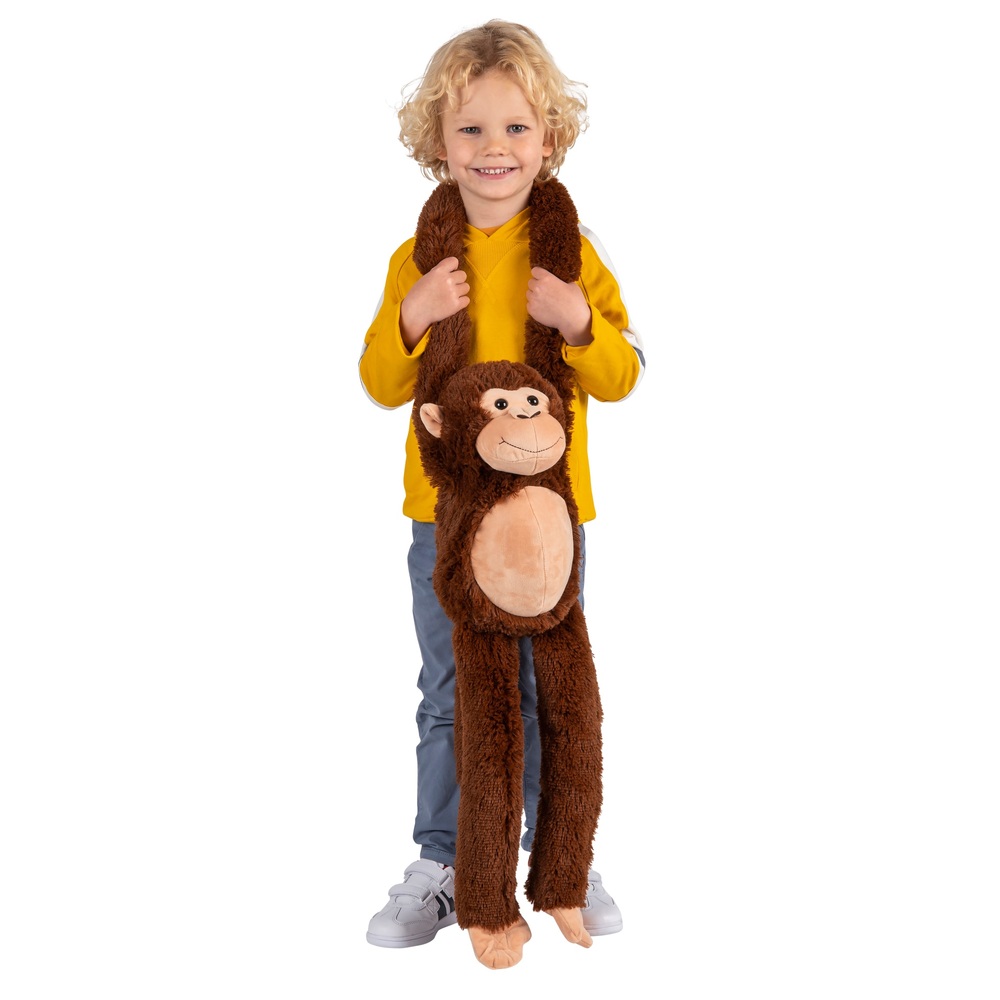 Frecher Affe, dunkelbraun, 75 cm, Plüschtier