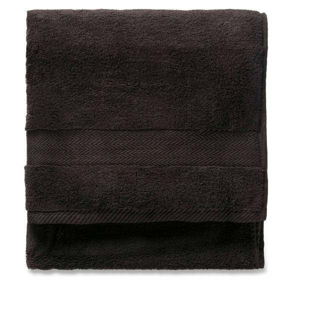 Blokker Handdoek 600 g/m² - 70x140 cm - Zwart