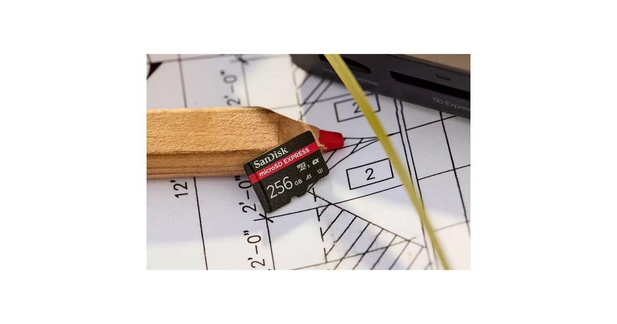 SanDiskmicroSD Express 256 GB geheugenkaart  (Zwart, Class 3 (U3))