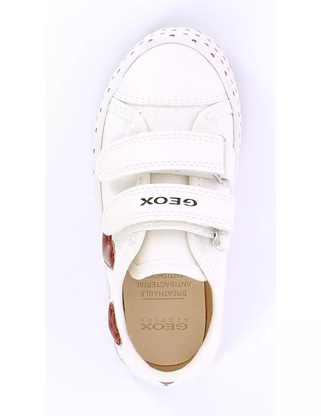 GEOX CIAK - Baskets WHITE/RED