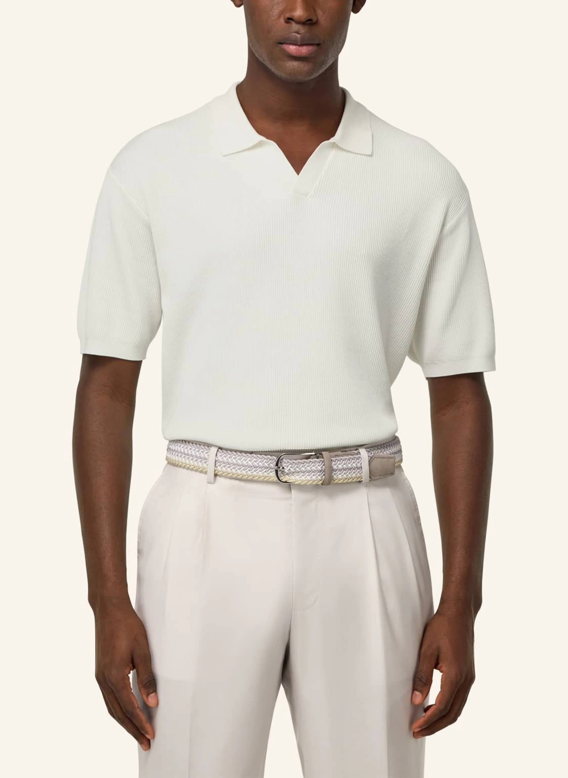 BOGGI MILANO Strick-Poloshirt