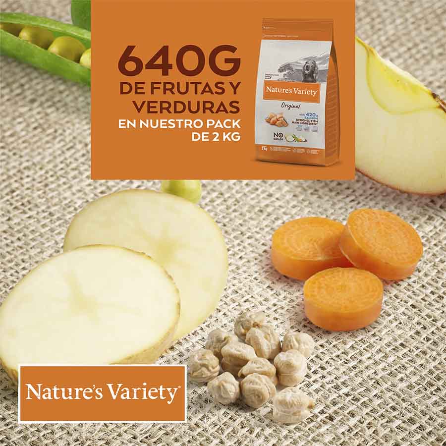 Nature's Variety Original Adulto Médio Salmão pienso para perros