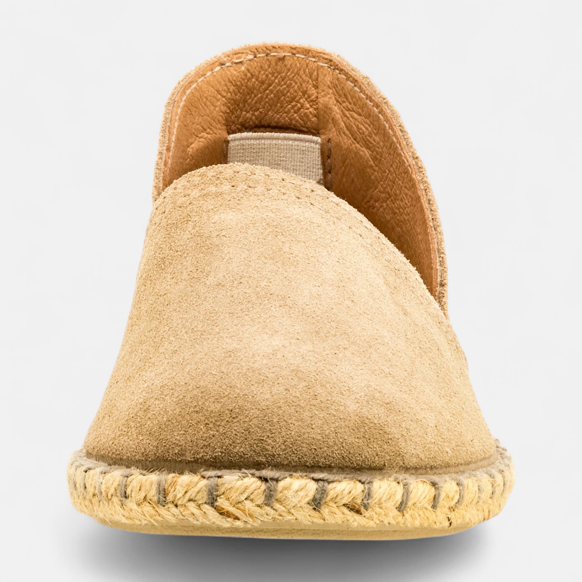 Espadrilles Femme en cuir beige