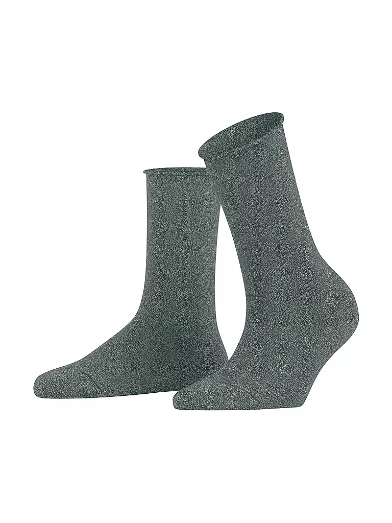 FALKE Socken SHINY SO flint grey grau