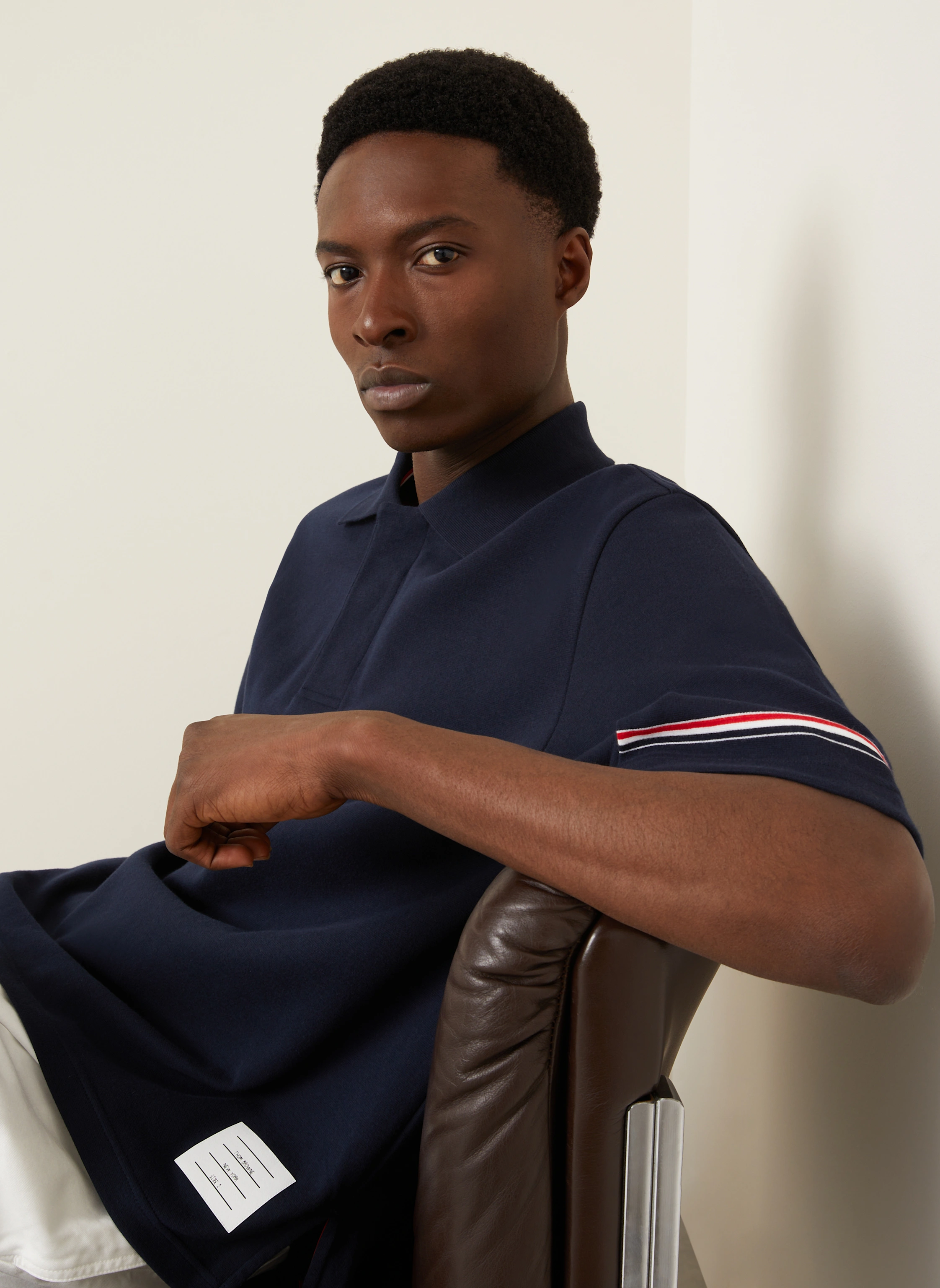 THOM BROWNE. Jersey-Poloshirt
