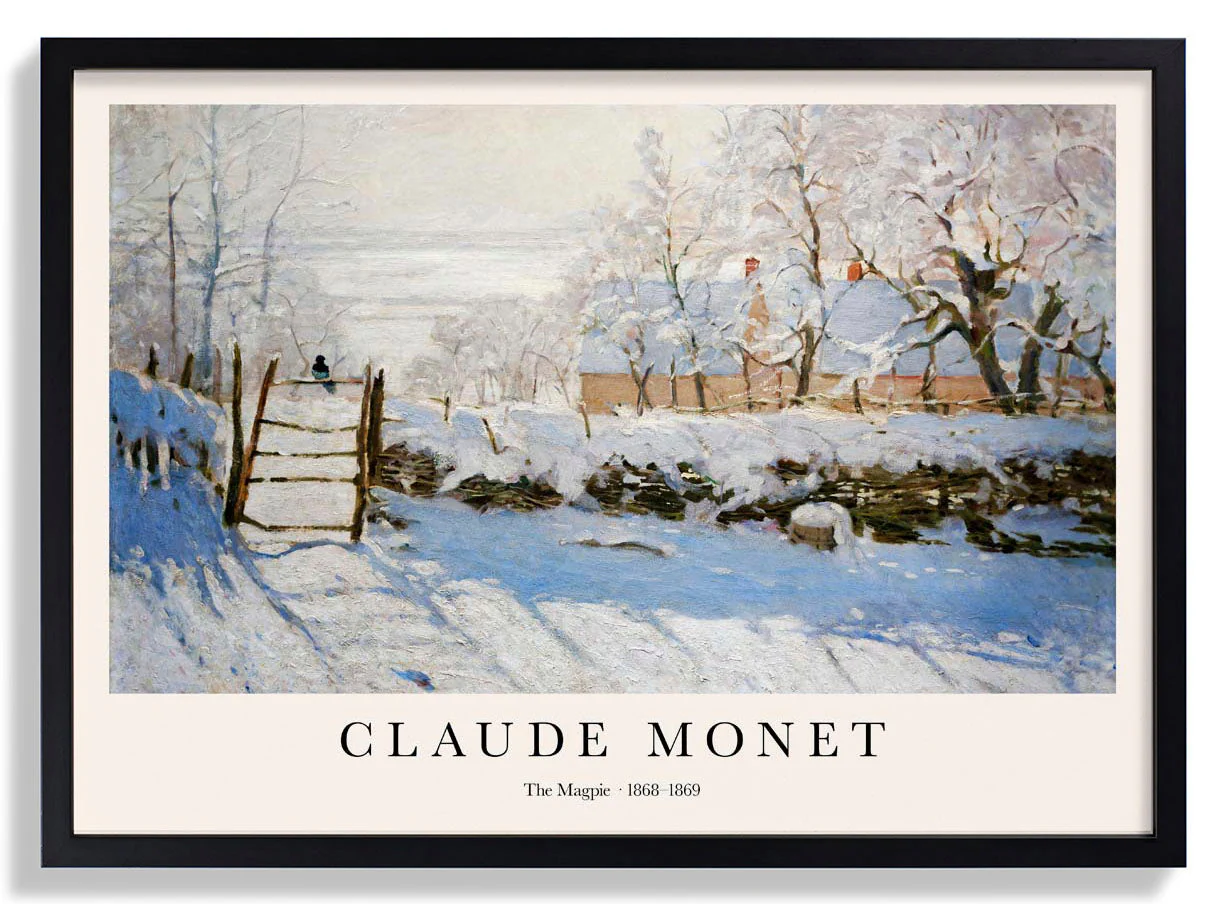 Die Elstern von Claude Monet