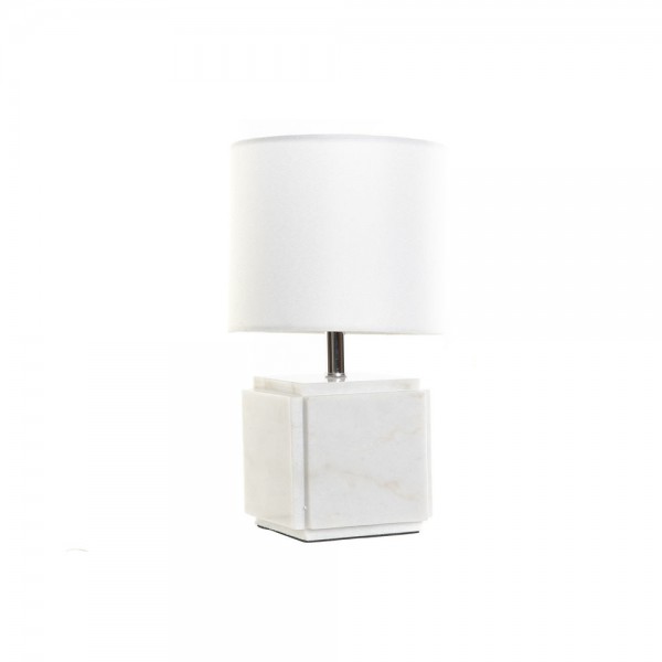 Lampe de bureau blanc polyester métal marbre 220 v doré 50 w