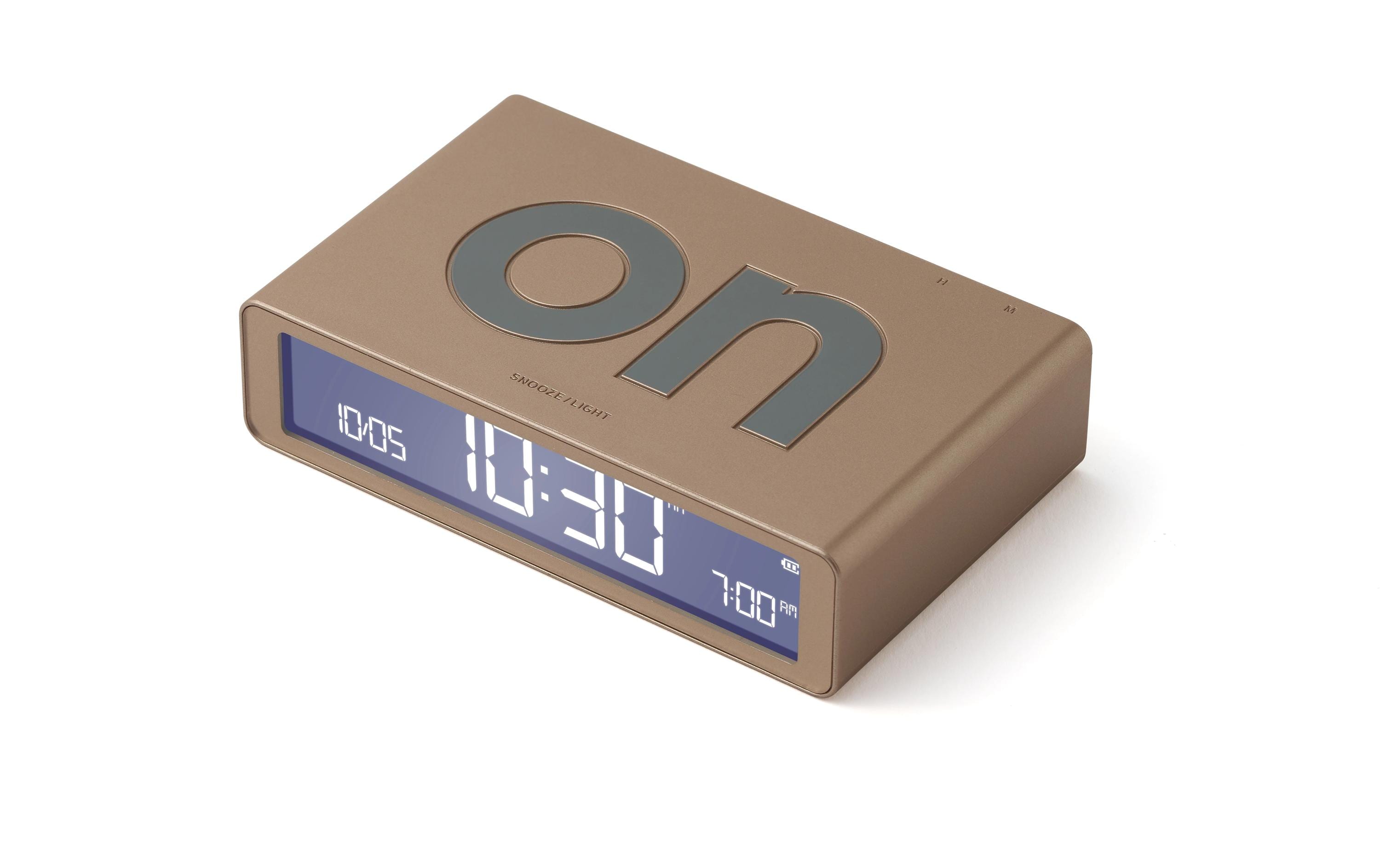 Digitalwecker Flip Classic GoldLCD-Wecker