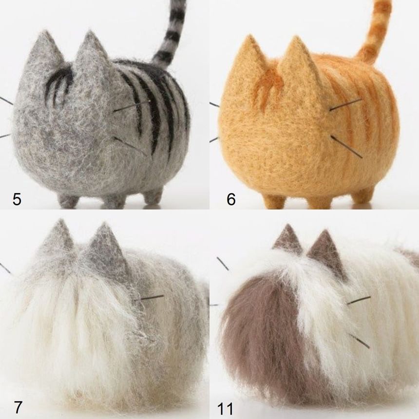 Miumi - DIY naaldviltset voor katten (verschillende ontwerpen)