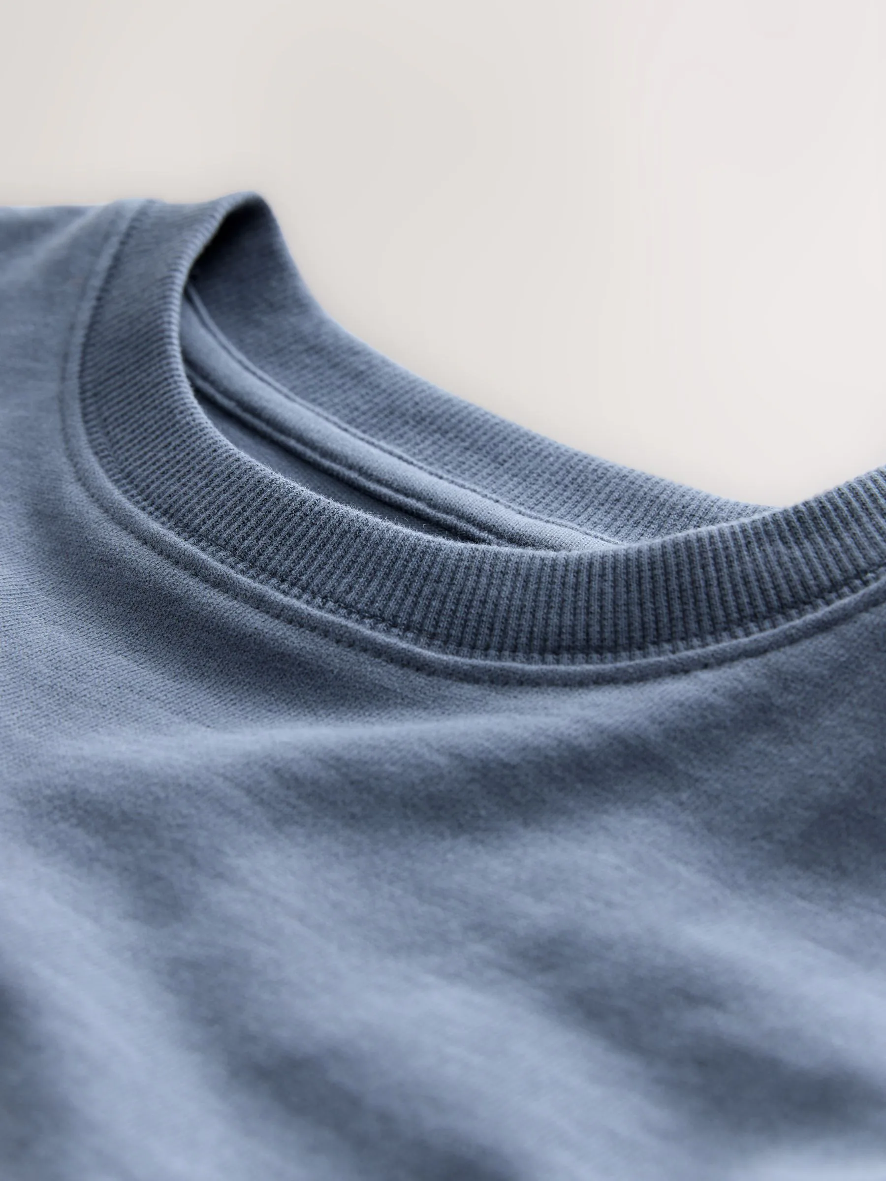 Normaal blauw - Behaaglijk T-shirt met lange mouwen (3-16 jr)