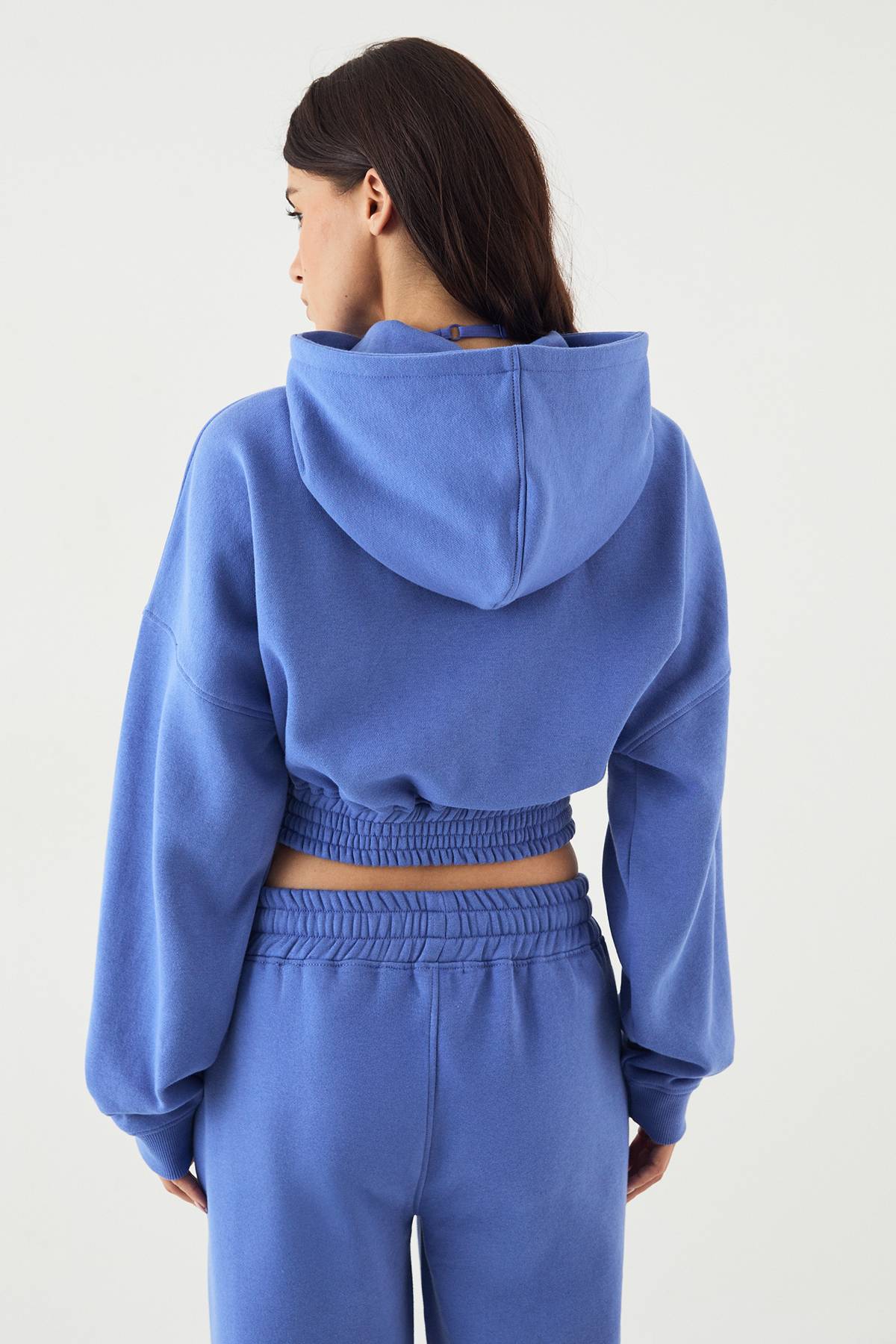 Sweat à Casynthétiqueche Court Boxy Zippé DSGN Studio Sport