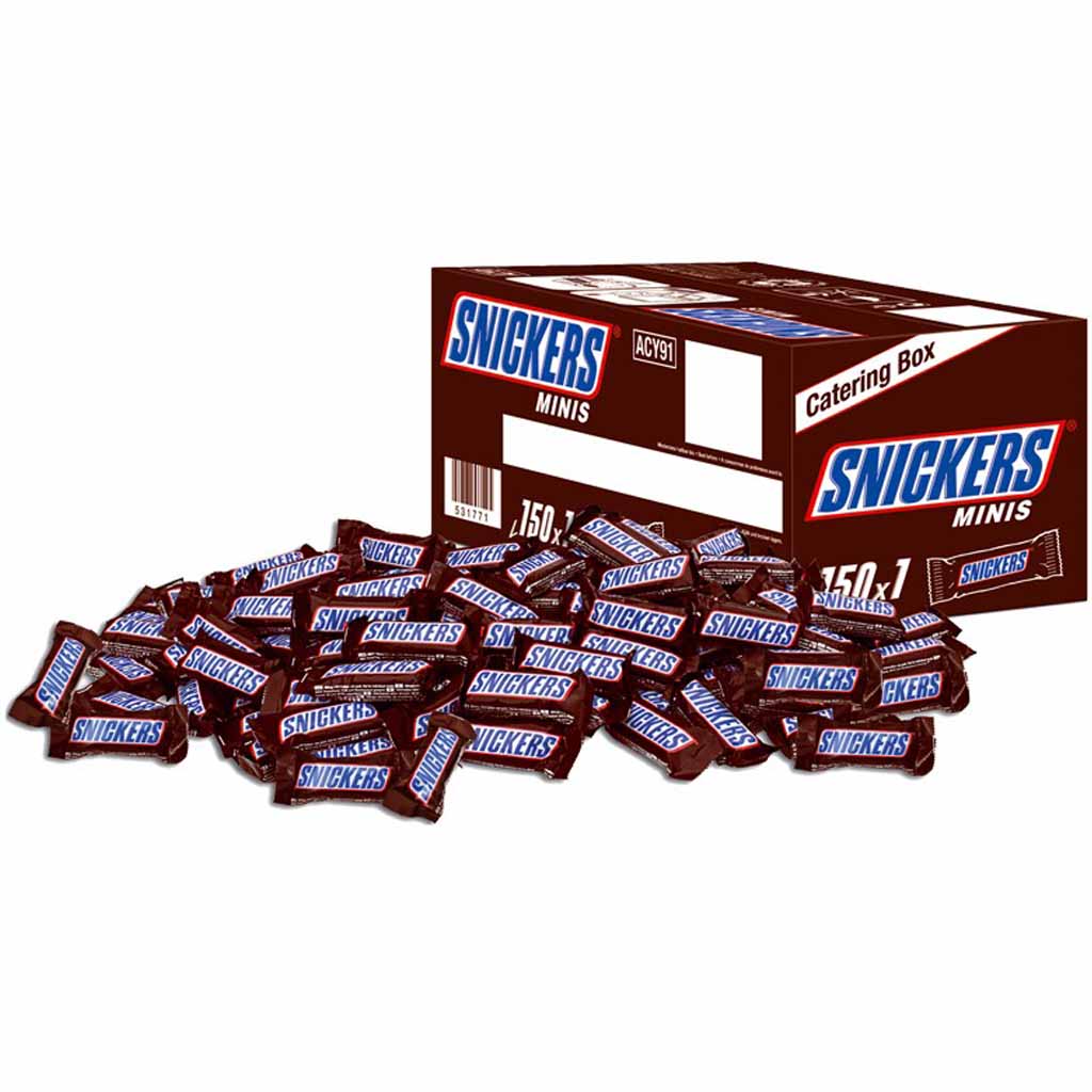 Snickers Minis 150er Catering Box 2820g MHD:5.10.25