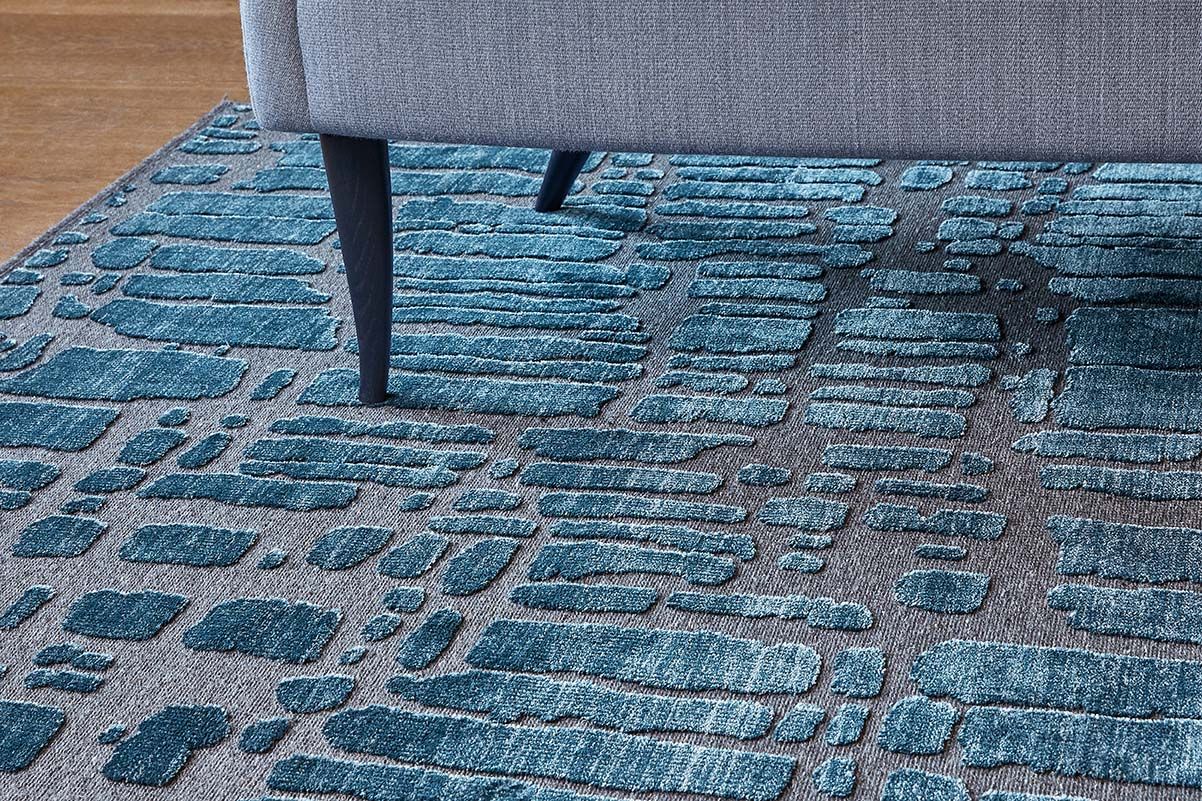 Vloerkleed 1018 Grey Navy Graphix  | Brinker