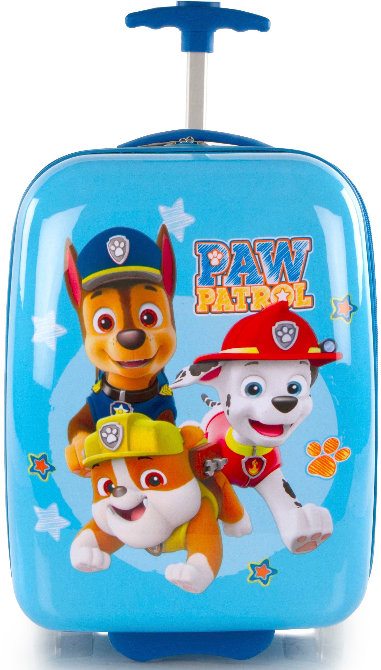 Heys Kinderkoffer »Paw Patrol blau, 46 cm« 26 l 2 Rollen Heys x Joachim Llambi Kindertrolley Kinder Reisegepäck