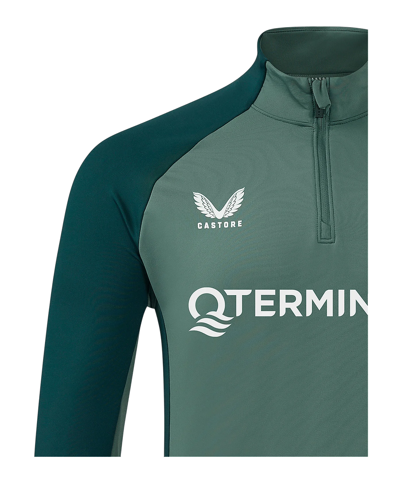 Castore Feyenoord Rotterdam Rise Pro Players 1/4 Zip Sweatshirt Grün F097