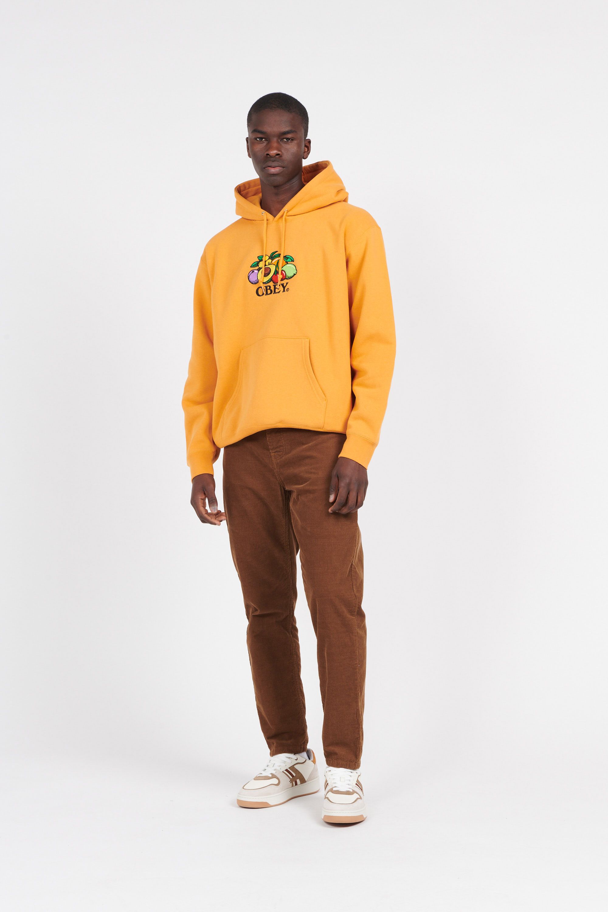 OBEY hoodie BASKET Orange