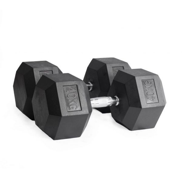 Ruster Halteres Hexagonais Borracha (par) - 15kg