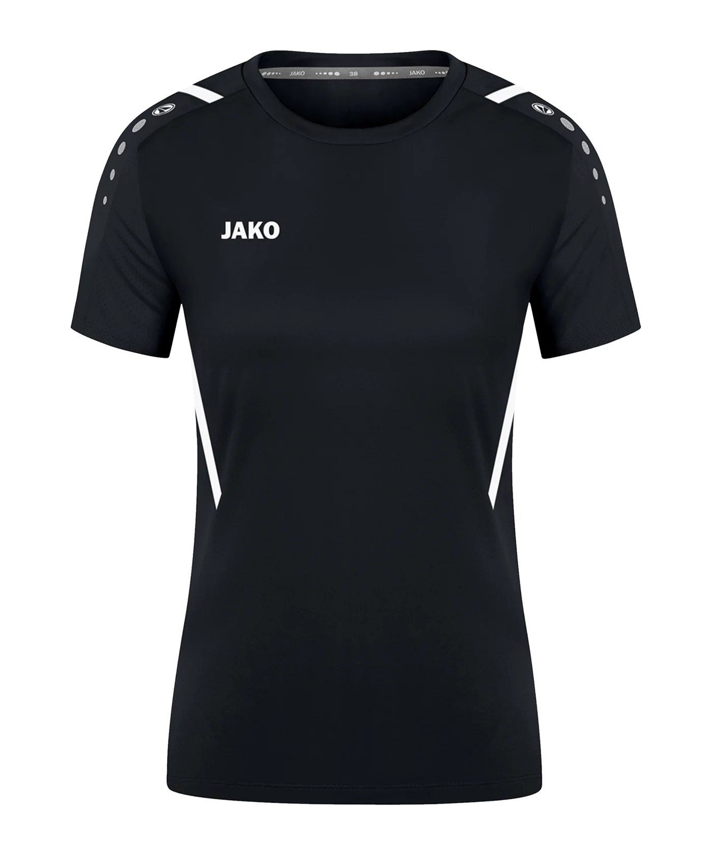 JAKO Challenge Trikot Damen Schwarz Weiss F802