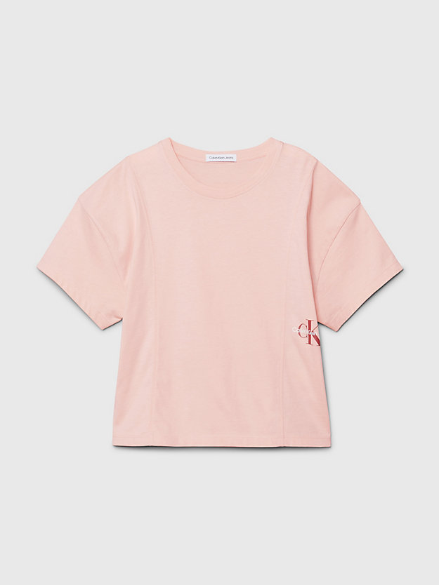 Camiseta com monograma e modelagem relaxada