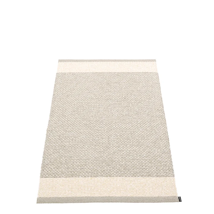 Pappelina - Edit Teppich, 70 x 120 cm, linen / vanilla / stone metallic