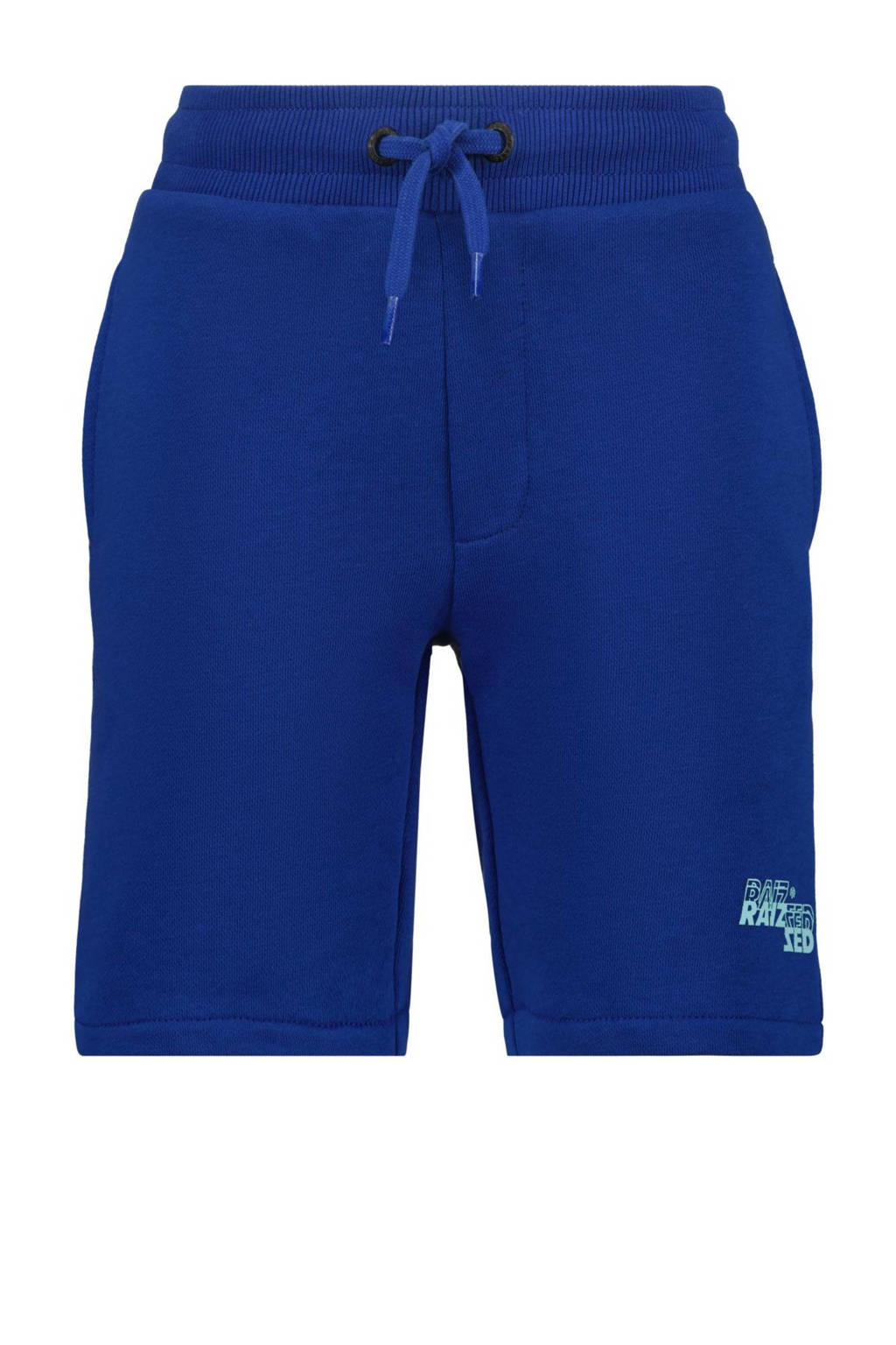 Raizzed regular fit short Brennon met logo blauw