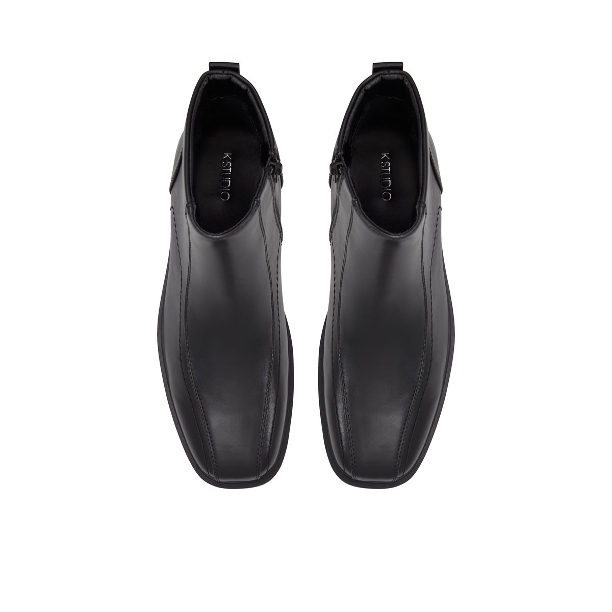 K STUDIO-Egridir-Bottes habillées - Talon plat - Noir