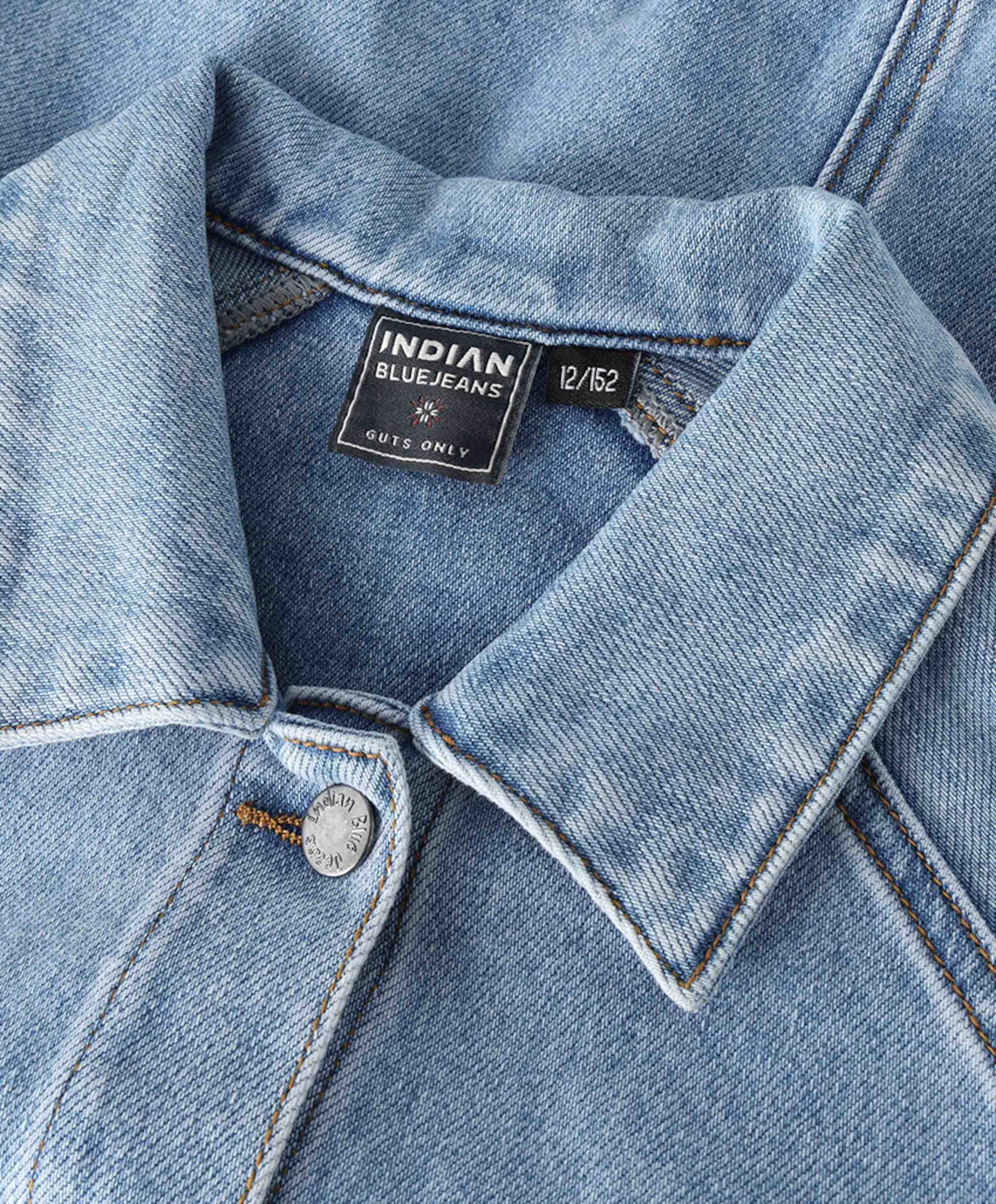 Indian Blue Jeans Meisjes spijkerjas blauw
