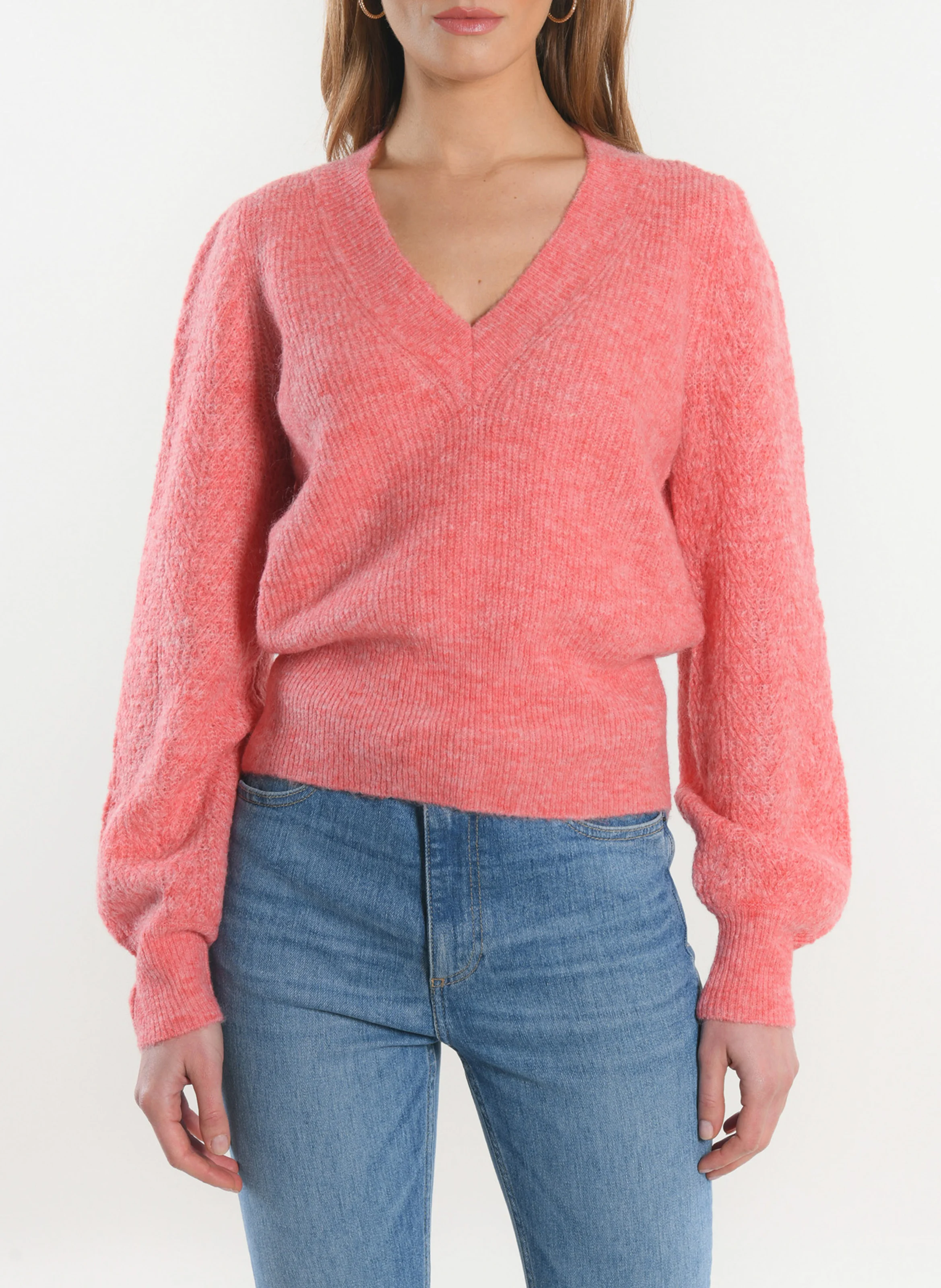 DAYANA - Pull col V| Rose