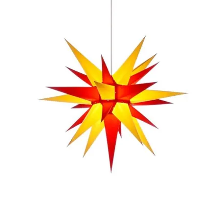 Herrnhuter Innenstern i6 gelb/rot, 60cm, ohne Kabel