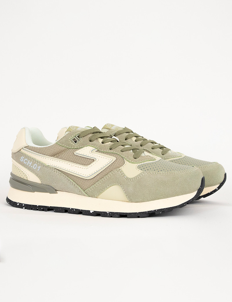 SCHMOOVE BASKETS FEMME CAPE CODE RUNNER KAKI